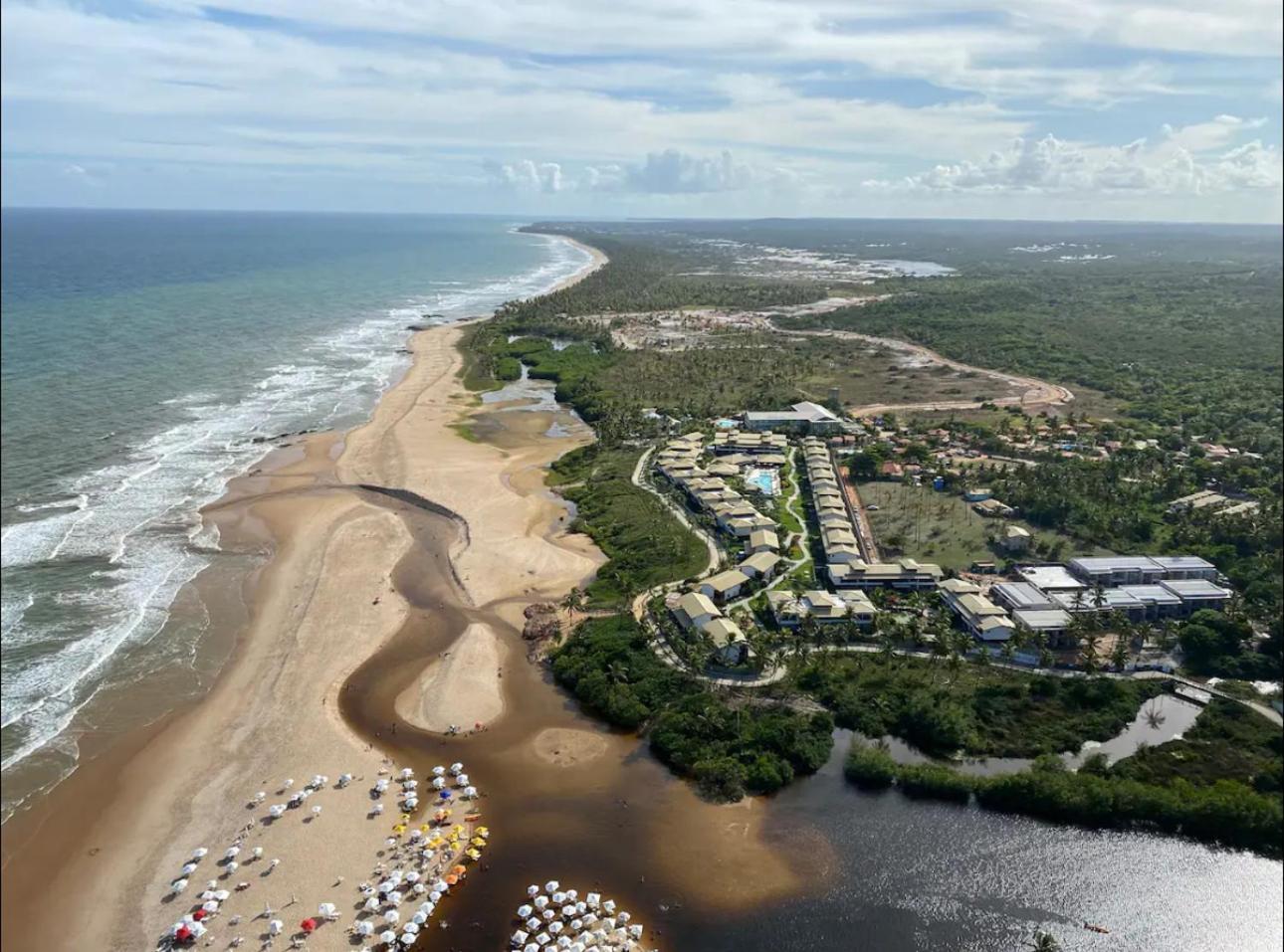Maravilhoso Garden Imbassai Pe Na Areia Bahia Litoral 아파트 외부 사진
